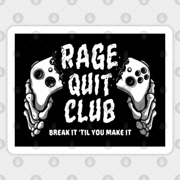 Rage Quit Club (Xbox) Magnet by 8BitHobo